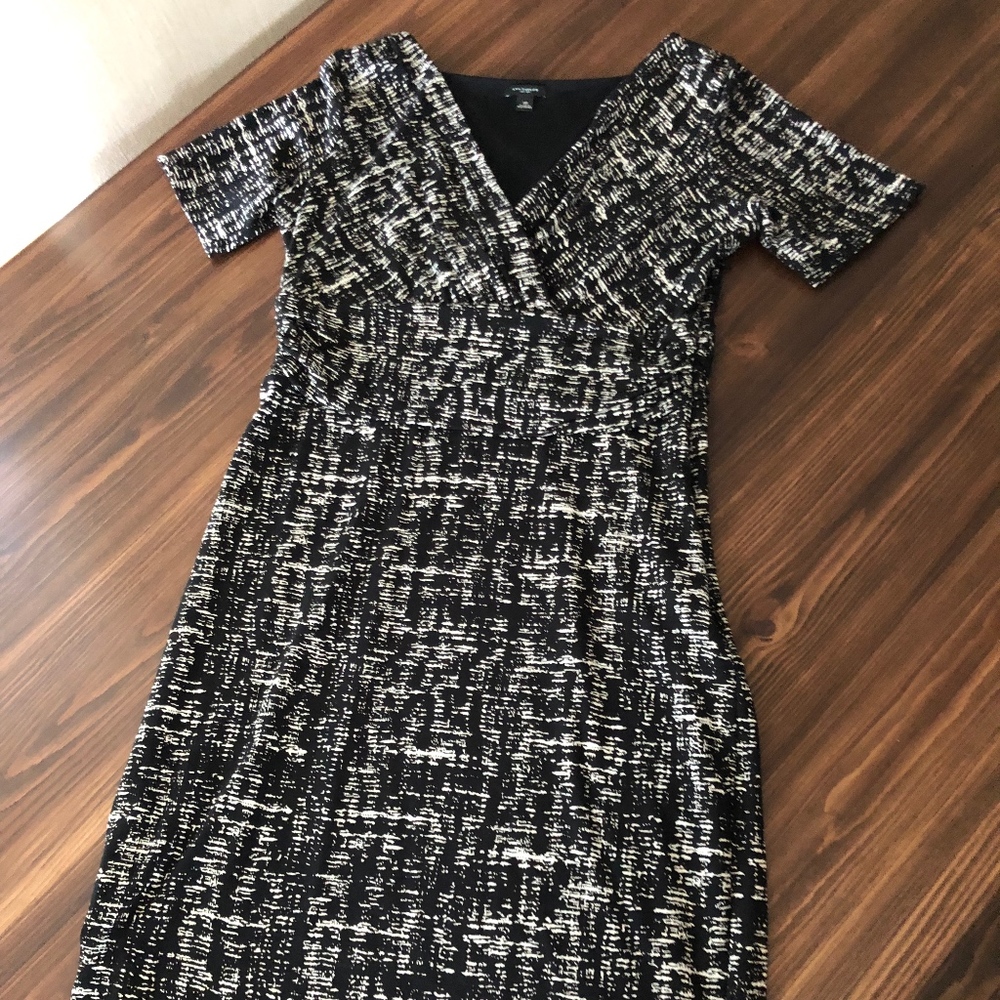 ⬇️REDUCED⬇️ Black and White Ann Taylor Dress